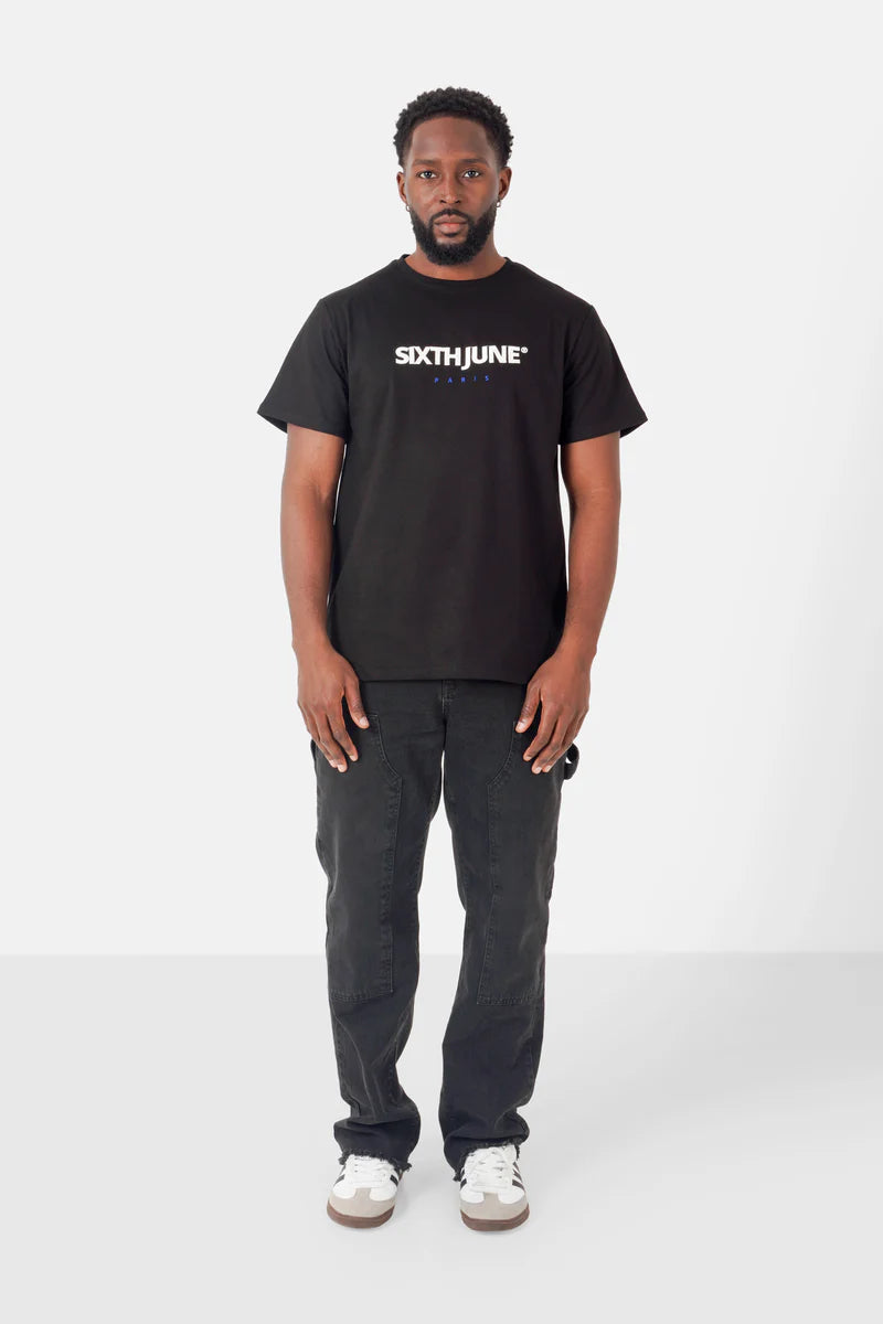T-shirt Sixth June logo brodé Noir