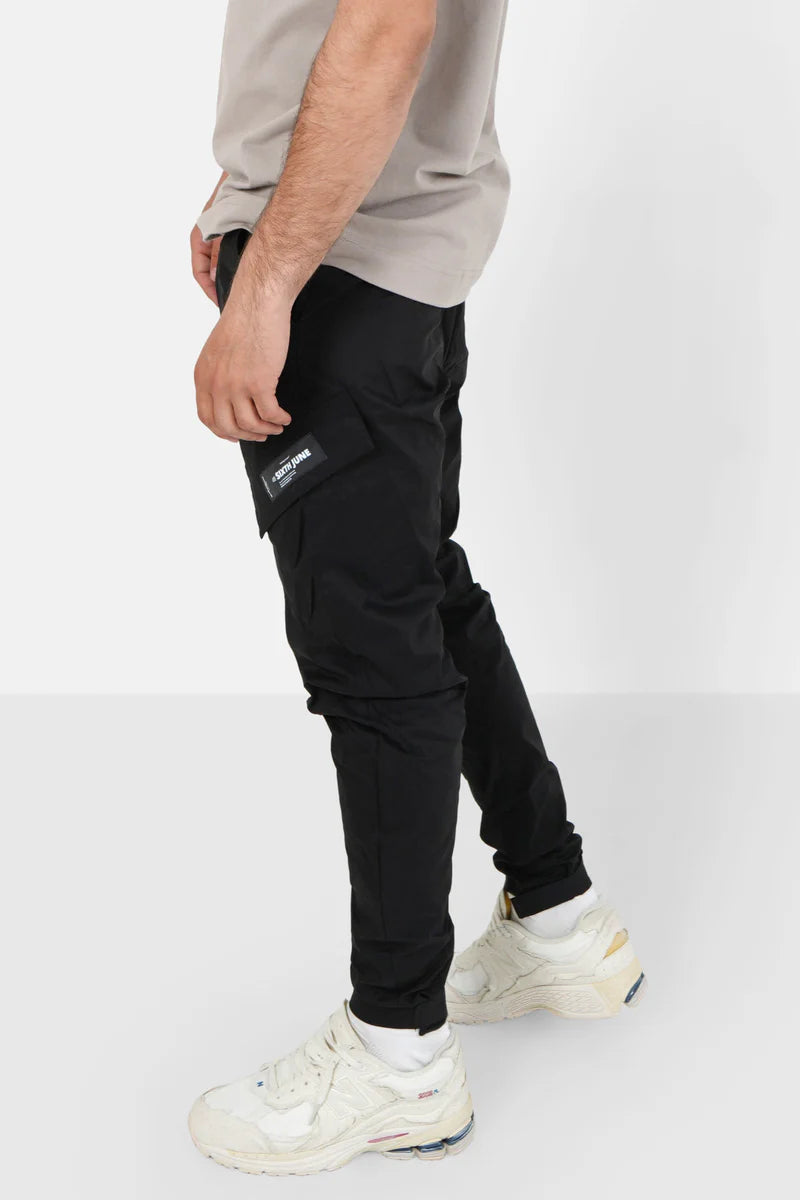 Pantalon cargo Sixth June multipoches noir