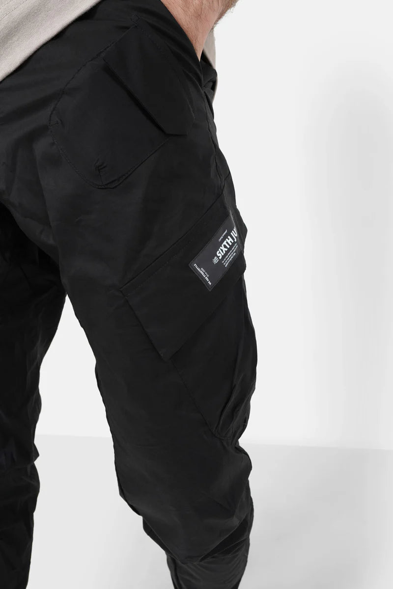 Pantalon cargo Sixth June multipoches noir