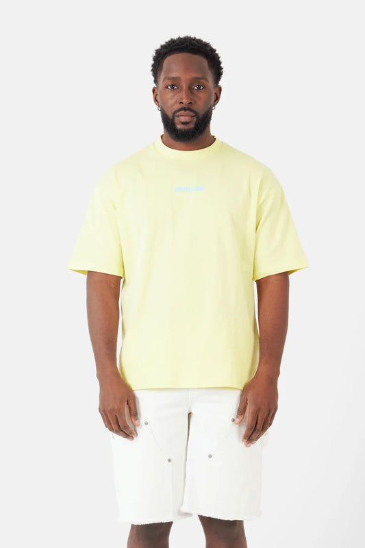 T-shirt Sixth June logo central Jaune