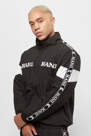 Veste retro tape Karl Kani  noir