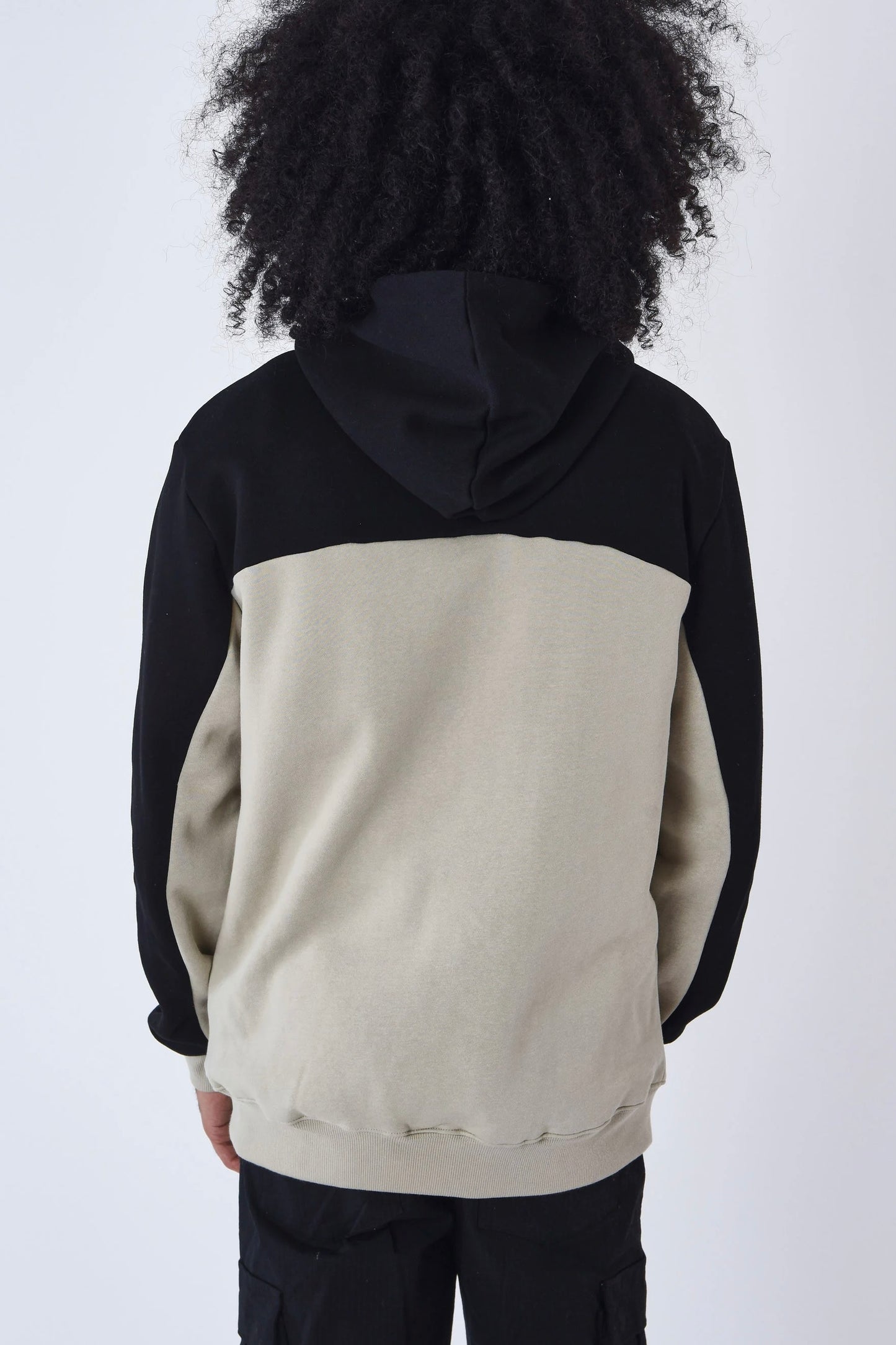 Sweat capuche Project X Paris logo PXP beige/noir