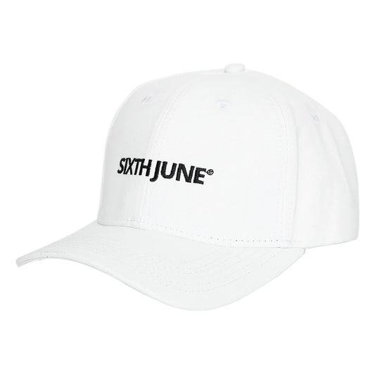 Casquette logo Sixth June blanc