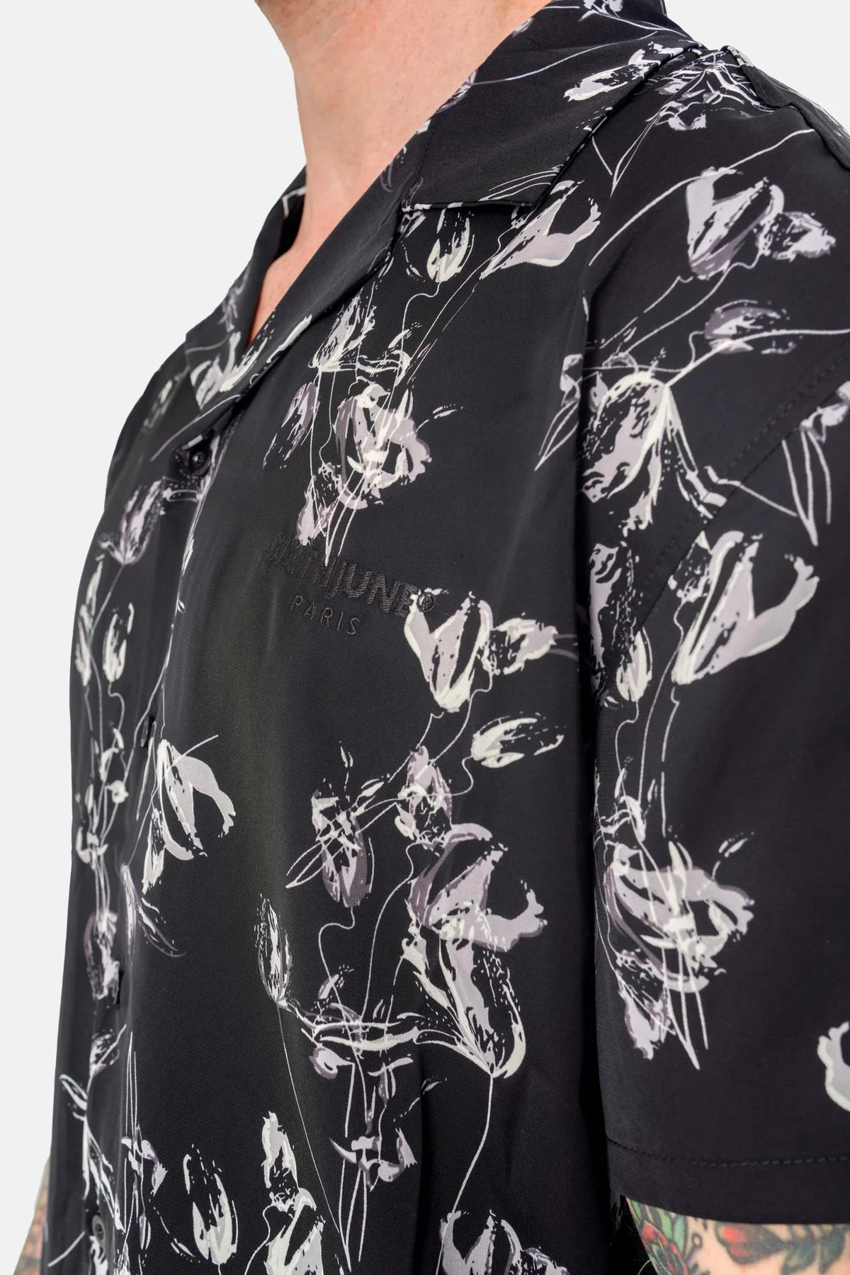 Chemise Sixth June fluide imprimé floral Noir