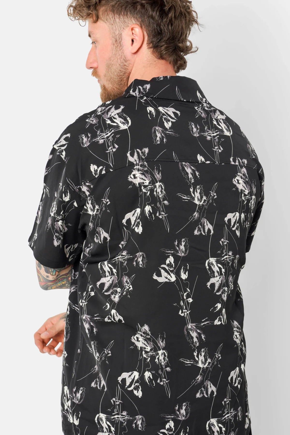 Chemise Sixth June fluide imprimé floral Noir