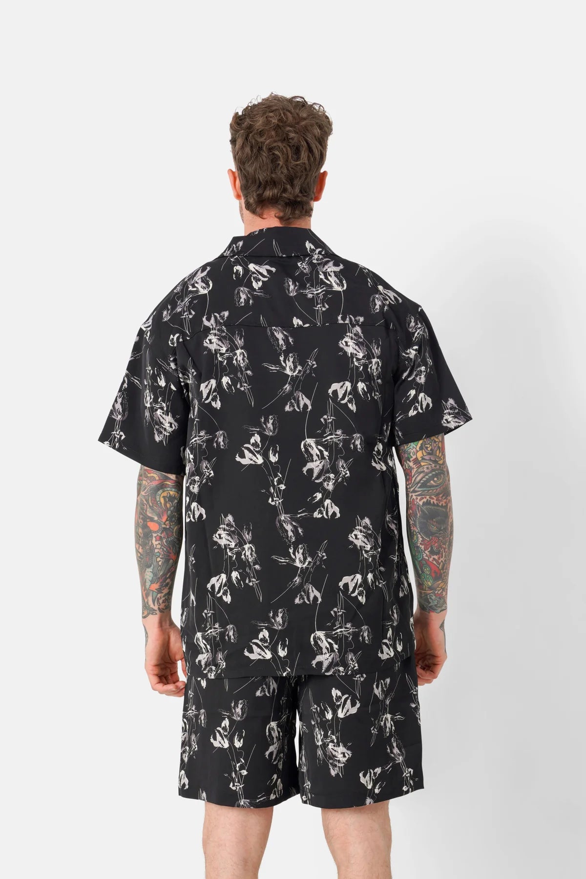 Chemise Sixth June fluide imprimé floral Noir