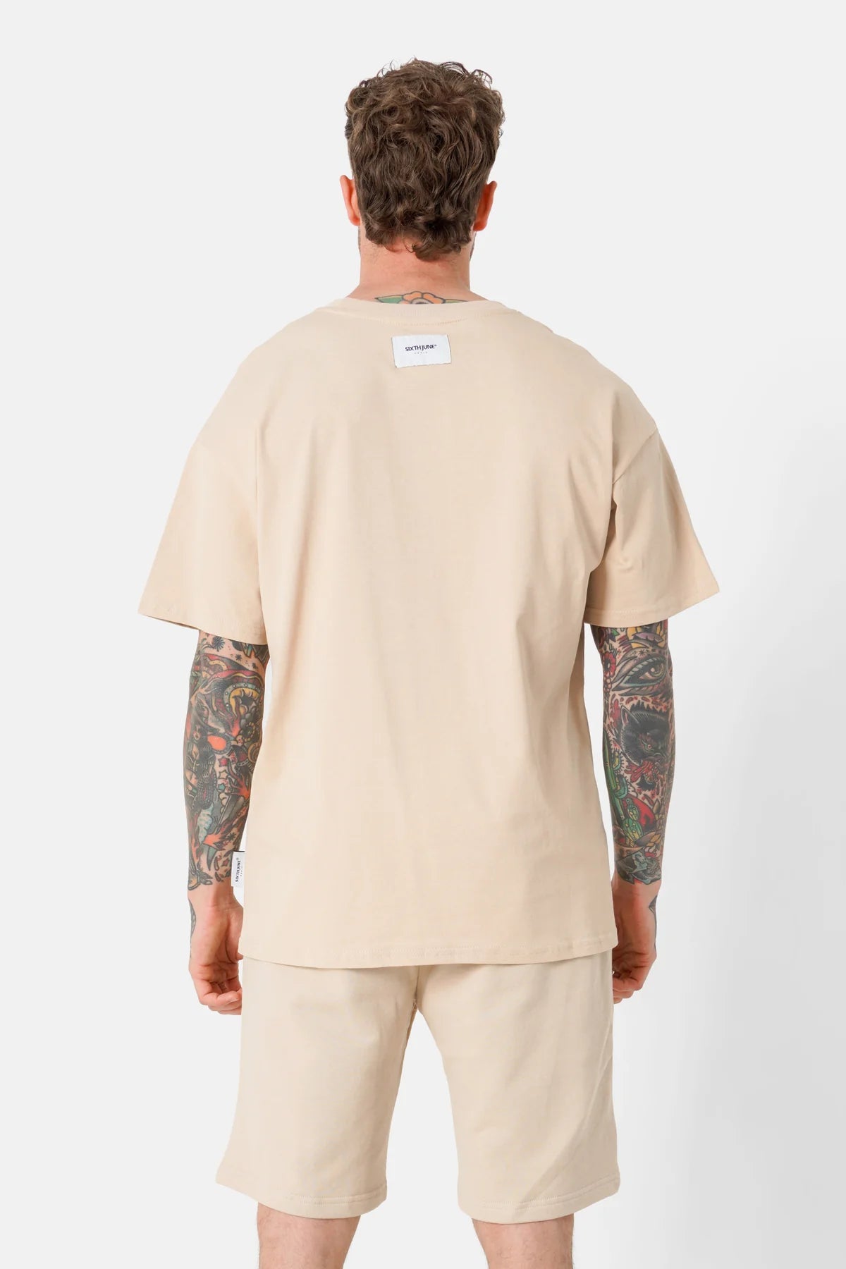 T-shirt Sixth June logo essentiel Beige