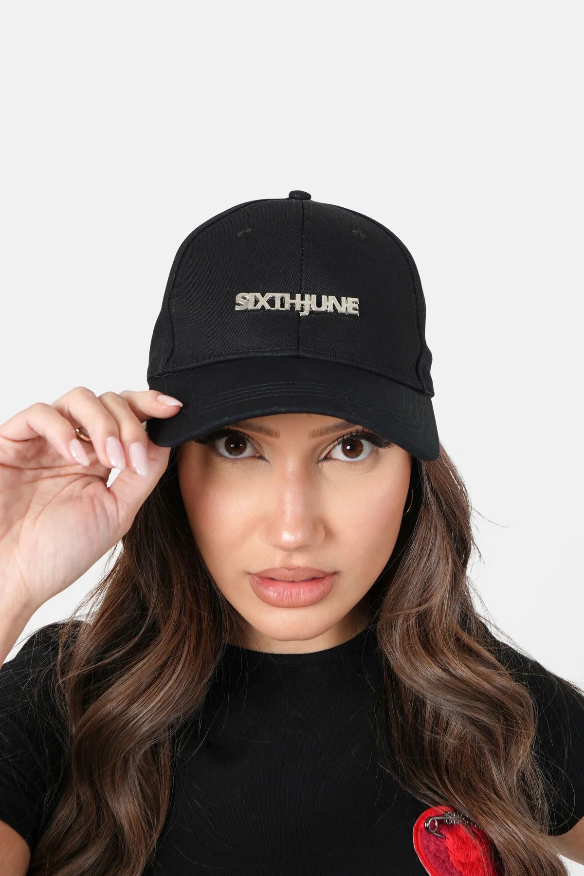 Casquette Sixth June logo métallique Noir