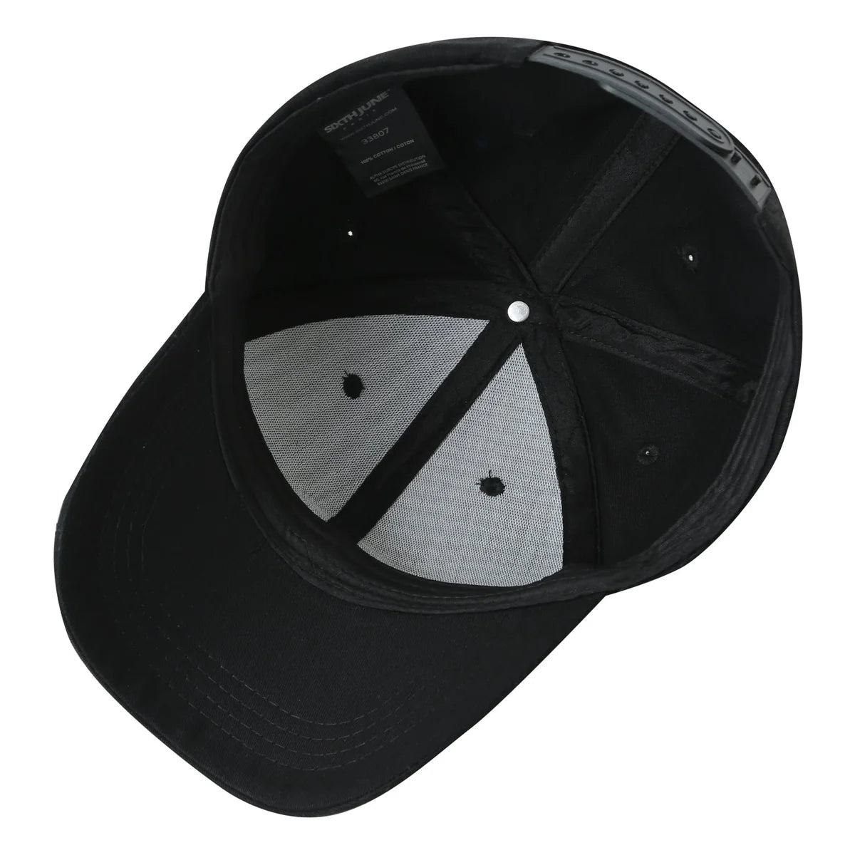 Casquette Sixth June logo métallique Noir