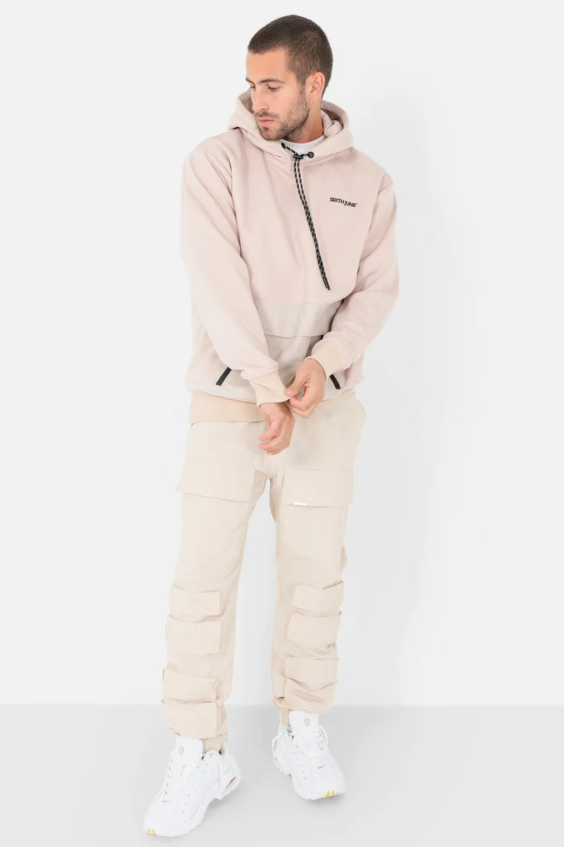 Pantalon cargo Sixth June relief Beige